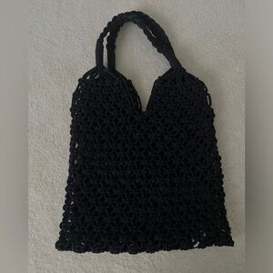 Jcrew Rope Bag - Black
